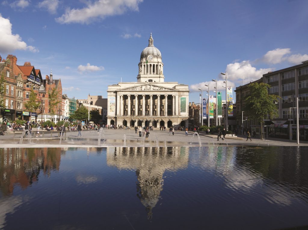 Market Square Nottingham city centre