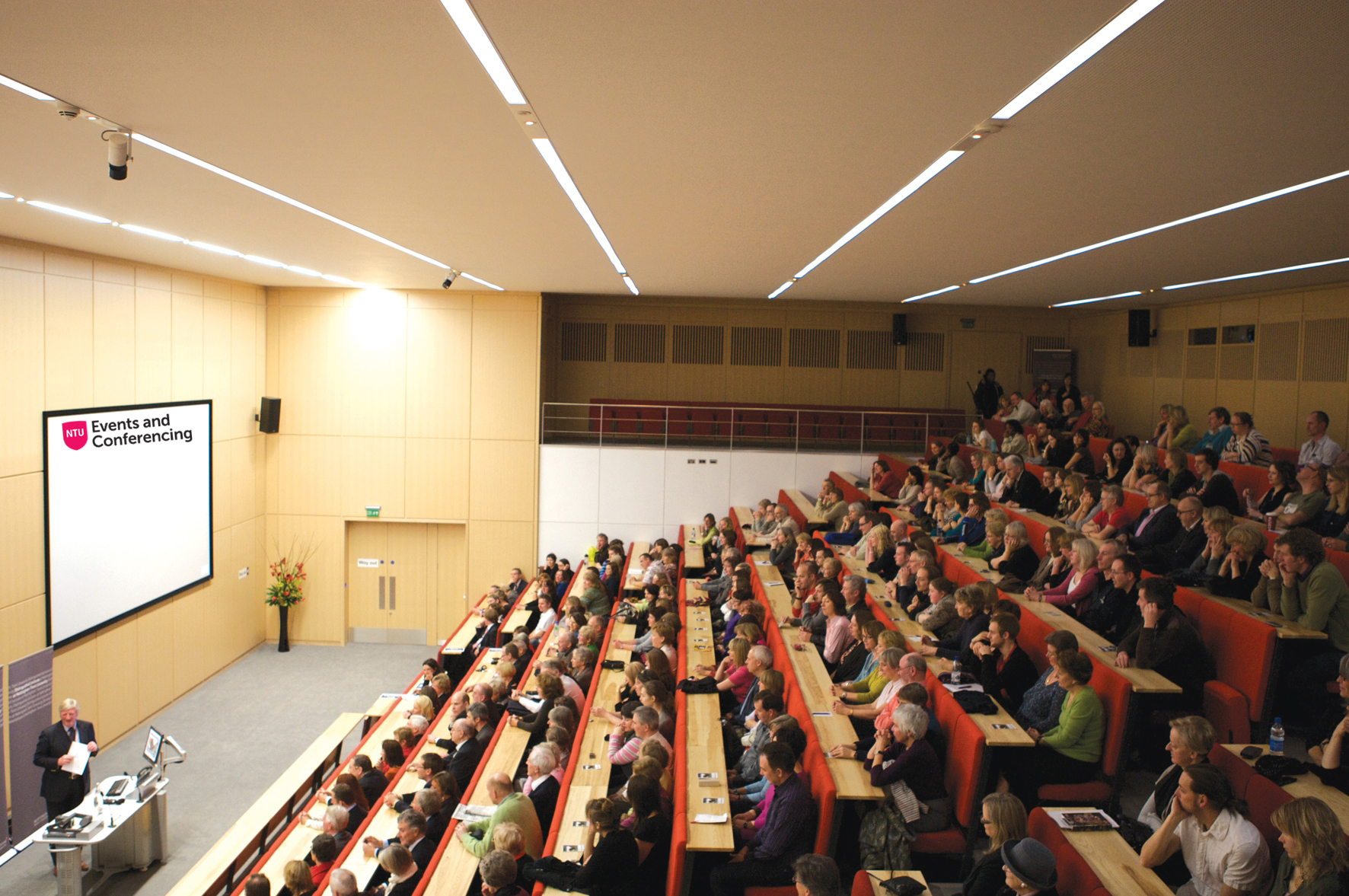 Newton Level Theatre 2 at Nottingham City Campus