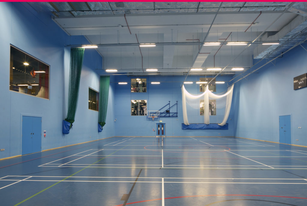 Sports Hall at NTU Sport Nottingham City Campus