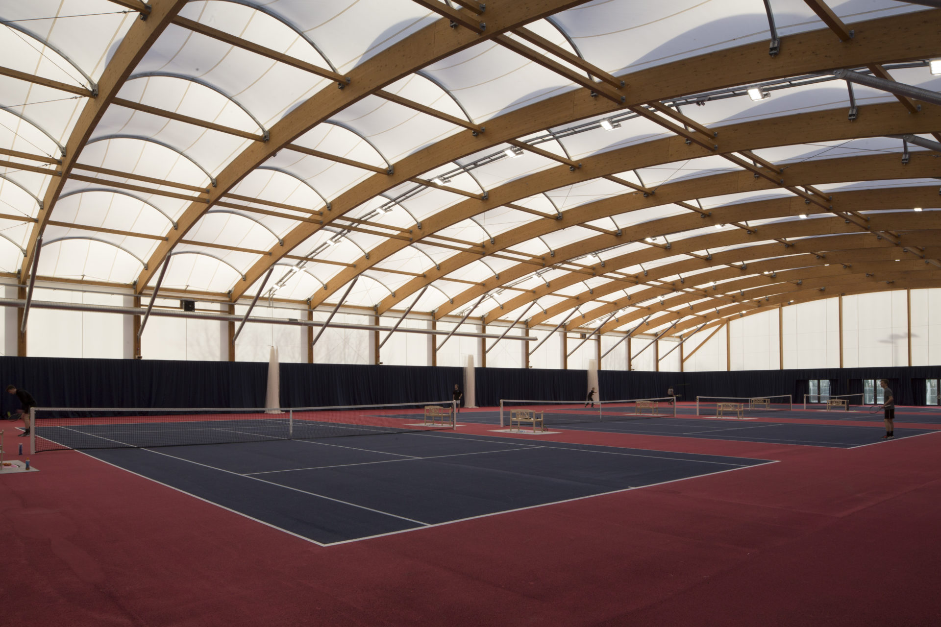 Internal Image of the Tennis Centre at Clifton Science and Technology Centre
