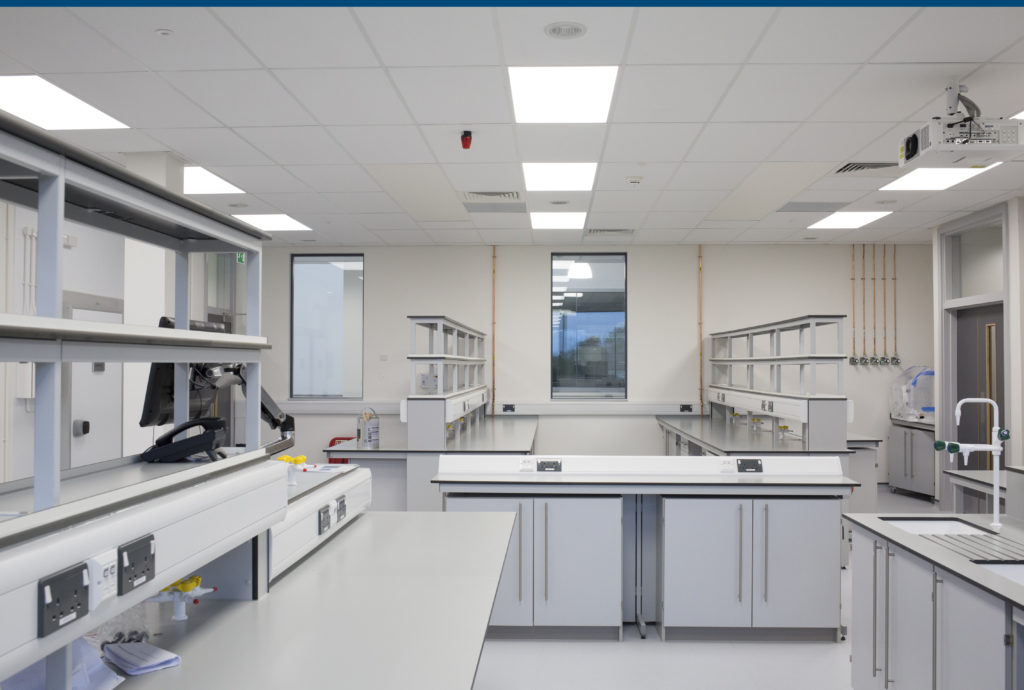 Laboratory room at Nottingham Trent University